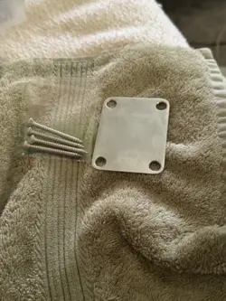 CHROME NECK PLATE FOR TELECASTER