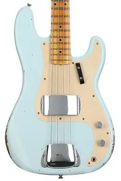 FENDER CUSTOM SHOP 1958 PRECISION BASS RELIC - AGED SONIC BLUE