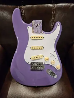 ALDER ULTRA VIOLET PURPLE HAZE GUITAR BODY FITS FENDER JIMI HENDRIX VOODOO STRAT