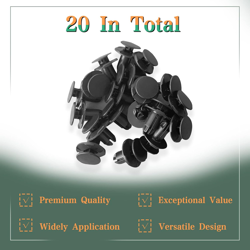 20 PCS FENDER LINER PUSH-TYPE RETAINER CLIP FASTENER, COMPATIBLE WITH HYUNDAI KI