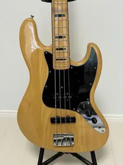 ELECTRIC BASS GUITAR FENDER JB75-90US TRADITIONAL 70S JAZZ NATURAL MADE IN JAPAN