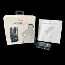 FENDER MUSTANG MICRO GUITAR HEADPHONE AMP- BLACK