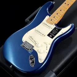 FENDER AMERICAN ULTRA STRATOCASTER COBRA BLUE USED ELECTRIC GUITAR