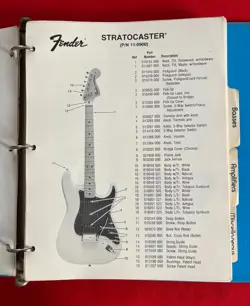 FENDER VINTAGE  GUITAR SERVICE MANUAL FROM THE 70'S