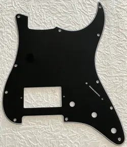 NEW-FOR FENDER STRATOCASTER STANDARD SINGLE HUMBUCKER GUITAR PICKGUARD BLACK
