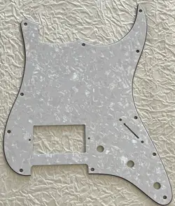 NEW-FOR FENDER STRATOCASTER STANDARD SINGLE HUMBUCKER GUITAR PICKGUARD WHITE