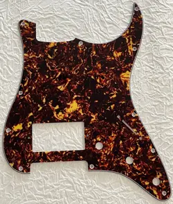 NEW-FOR FENDER STRATOCASTER STANDARD SINGLE HUMBUCKER GUITAR PICKGUARD BROWN