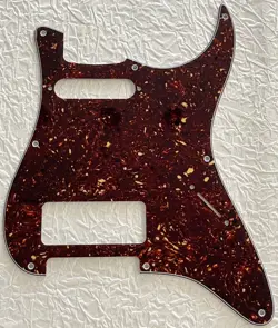 NEW GREAT-FOR FENDER 8 HOLE STRATOCASTER WITH P90 PICKUP GUITAR PICKGUARD BROWN