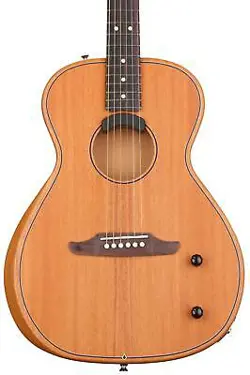 FENDER HIGHWAY SERIES PARLOR ACOUSTIC-ELECTRIC GUITAR - MAHOGANY