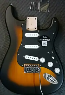 2024 FENDER SQUIER STRAT BODY 👌 VINTAGE SUNBURST MATTE SPECIAL EDITION