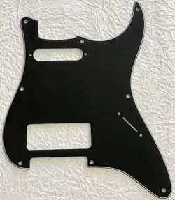 NEW GREAT-FOR FENDER 8 HOLE STRATOCASTER WITH P90 PICKUP GUITAR PICKGUARD BLACK