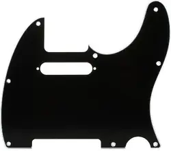 FENDER 8-HOLE MODERN TELECASTER PICKGUARD - 3-PLY BLACK (2-PACK) BUNDLE