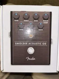 FENDER SMOLDER ACOUSTIC OD GUITAR PEDAL