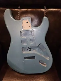 NEW ALDER PELHAM BLUE UNIVERSAL ROUTE GUITAR BODY FITS FENDER CUSTOM SHOP STRAT