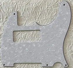 NEW GREAT-FOR FENDER ESQUIRE TELECASTER 5 HOLE P90 STYLE GUITAR PICKGUARD WHITE