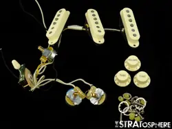 AMERICAN FENDER ERIC JOHNSON STRAT PICKUPS POTS KNOBS   SWITCH, STRATOCASTER