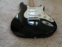 2002 FENDER CLASSIC SERIES 50S STRATOCASTER ELECTRIC GUITAR BLACK LACE SENSOR PU