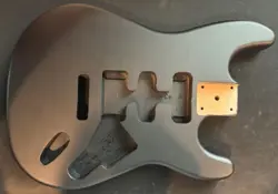 ALDER MATTE HOT ROD BLACK UNIVERSAL GUITAR BODY FITS FENDER CUSTOM SHOP STRAT