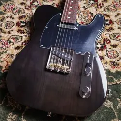 FENDER FSR HYBRID II TELECASTER TRANS BLACK #GGBCI