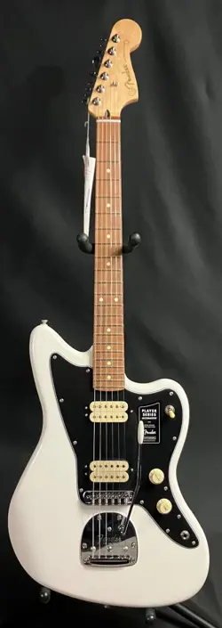 FENDER PLAYER JAZZMASTER HH ELECTRIC GUITAR POLAR WHITE FINISH