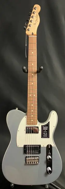 FENDER PLAYER TELECASTER HH ELECTRIC GUITAR GLOSS SILVER FINISH