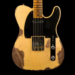 FENDER CUSTOM SHOP 1951 TELECASTER HEAVY RELIC FADED AGED NOCASTER BLONDE