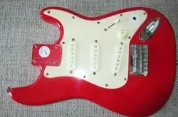 FENDER SQUIER MINI STRAT ELECTRIC GUITAR BODY ONLY, PARTS / REPAIR
