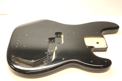 SQUIER BY FENDER PRECISION BASS, P-BASS REPLACEMENT GUITAR BODY BLACK  #MC8505