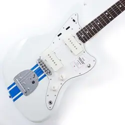 FENDER MADE IN JAPAN 2023 TRADITIONAL 60S JAZZMASTER OLYMPIC WHITE BLUE STRIPE