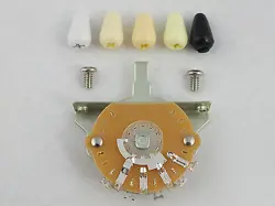 OAK GRIGSBY STYLE 5 WAY SELECTOR SWITCH FOR FENDER STRATOCASTER   5 COLS OF TIP