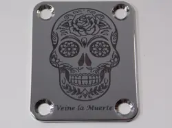 FENDER STRAT/TELE NECK PLATE - MUERTE 