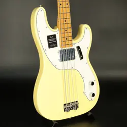 FENDER MEXICO  VINTERA II 70S TELECASTER BASS MAPLE VINTAGE WHITE S/N MX23165312