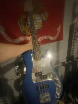 FENDER SQUIRE PJ BASS PRECISION BLUE