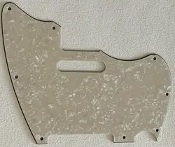 FITS FENDER WARMOTH MJT TELEMASTER JAZZCASTER STYLE GUITAR PICKGUARD,IVORY WHITE