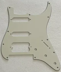 FITS FENDER PLAYER STRATOCASTER FLOYD ROSE HSS GUITAR PICKGUARD 3 PLY PARCHMENT