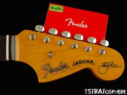 USA FENDER JOHNNY MARR '65 JAGUAR NECK & TUNERS, 1965 ROSEWOOD NITRO FINISH.