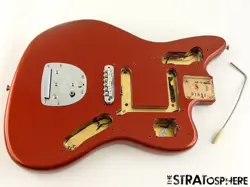 USA FENDER JOHNNY MARR JAGUAR BODY & HARDWARE AMERICAN NITRO METALLIC KO