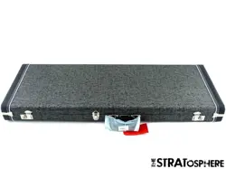 VINTAGE RI FENDER JAGUAR, BLACK/GRAY HARDSHELL CASE, JOHNNY MARR ACCESSORIES!