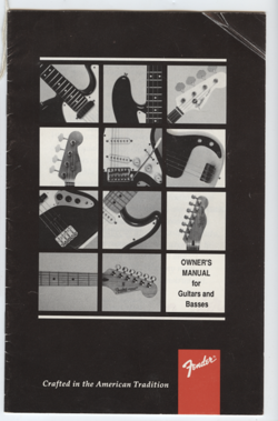 1994 . FENDER GUITAR / BASS OWNER'S MANUAL