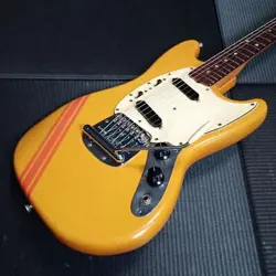 FENDER 1969 MUSTANG COMPETITION ORANGE MATCHING HEAD