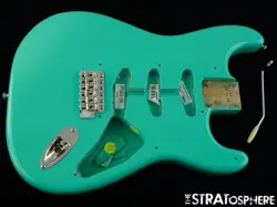 FENDER AV II AMERICAN VINTAGE 1957 STRATOCAST BODY HARDWARE STRAT SEA FOAM GREEN