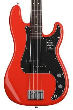 FENDER PLAYER II PRECISION BASS - CORAL RED WITH ROSEWOOD FINGERBOARD