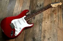 FENDER ST-STD STRATOCASTER ELECTRIC GUITAR RED USED FROM JAPAN