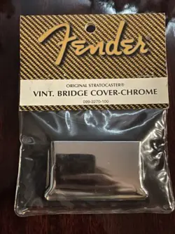 FENDER PURE VINTAGE STRATOCASTER BRIDGE COVER - BRAND NEW