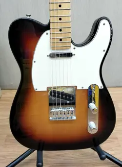 FENDER MEXICO PLAYER TELECASTER USED ALDER BODY MAPLE FINGERBOARD W/GIG CASE