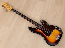 2022 FENDER TRADITIONAL II 60S PRECISION BASS SUNBURST, NEAR-MINT, JAPAN MIJ