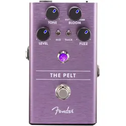 FENDER THE PELT FUZZ GUITAR EFFECTS PEDAL SILICON TRANSISTOR MID/THICK SWITCH