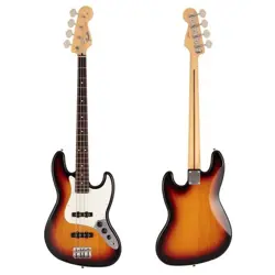 FENDER MADE IN JAPAN HYBRID II SERIES JAZZ BASS 3-COLOR SUNBURST BASS GUITAR