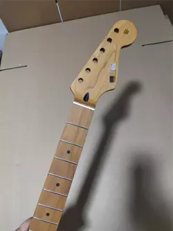 22 FRET STRAT ELECTRIC GUITAR NECK ROASTED MAPLE FOR DIY FENDER REPLACE MATTE
