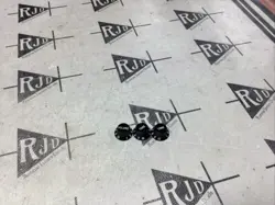 FENDER USA STRATOCASTER BLACK GUITAR CONTROL KNOB SET 3 SPOKE